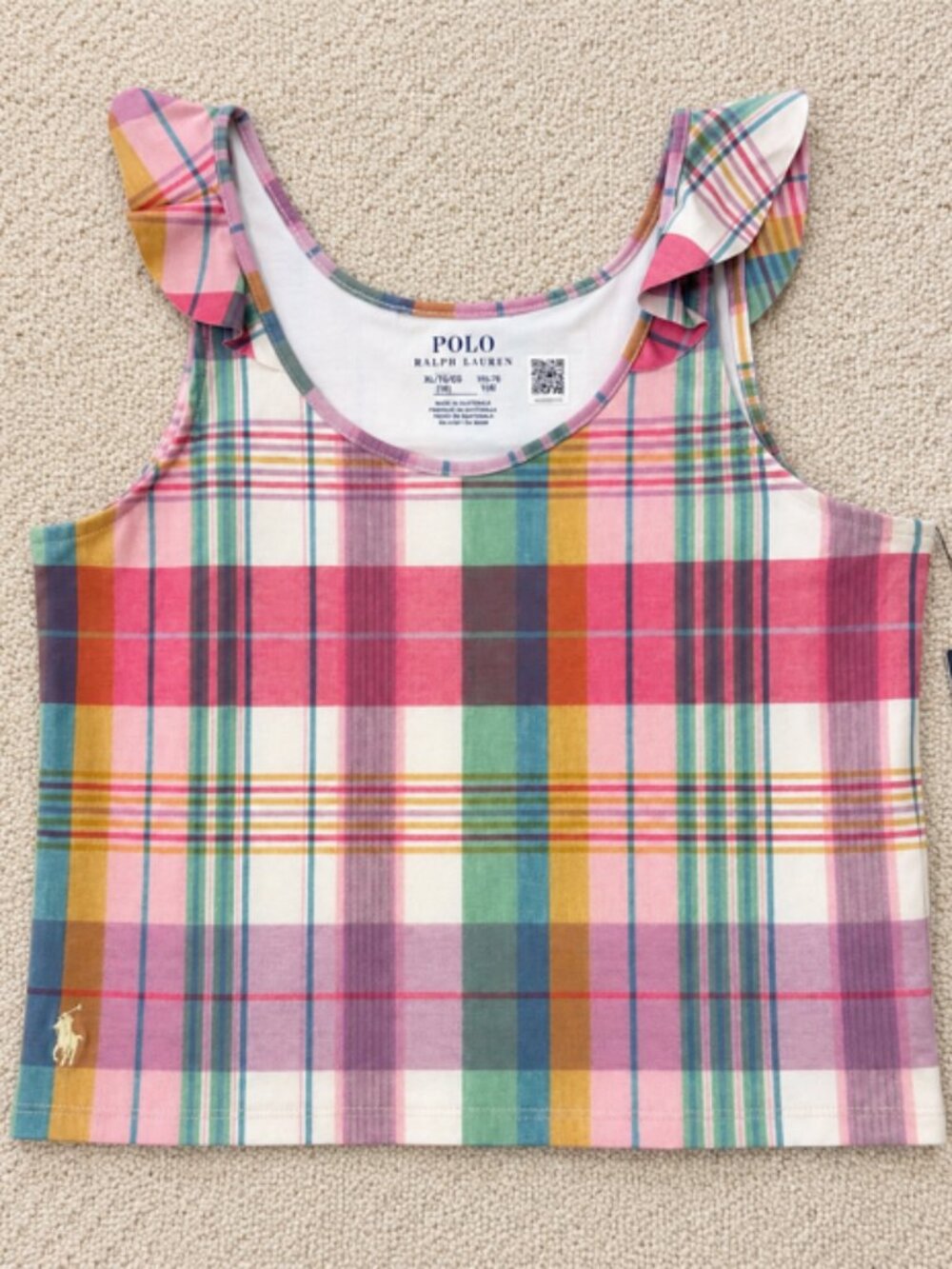 Girls Polo Ralph Lauren Tanktop Size XL (16) NWT